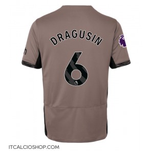 Tottenham Hotspur Radu Dragusin #6 Terza Maglia Femmina 2023-24 Manica Corta